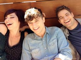 Jeremy Jordan, Krysta Rodriguez, and Andy Mientus