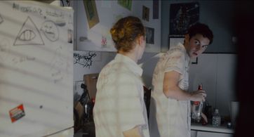 Nicholas Burton and Matt Castley in NAKED (2020) - Still