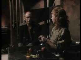 Sheila Reid and Stephen Yardley in Doctor Who: Vengeance on Varos: Part Two (1985)