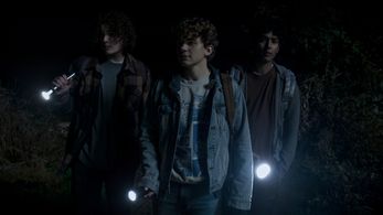 Louis Oliver, Rahul Abburi, and Igby Rigney in Midnight Mass (2021)