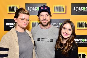 Jason Sudeikis, Alison Brie, and Leslye Headland at an event for The IMDb Studio at Sundance (2015)