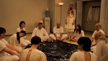 Richard Wharton and Brit Marling in Sound of My Voice (2011)