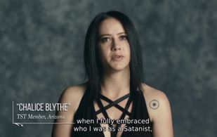 Chalice Blythe, appearing as herself: appearance in “Hail Satan?” film, 2019