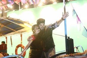 Kalpana and Dulquer Salmaan in Charlie (2015)