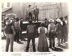 Roy Barcroft, Robert Bice, and Keith Richards in The James Brothers of Missouri (1949)