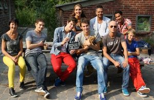 Hilda Nanlohij, Floris Haverkate, Pascal Huibers, Soundos El Ahmadi, J.P. Ramackers, Nick Bakker, and Mark van Wijk in D