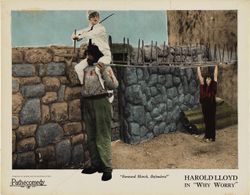 John Aasen, Harold Lloyd, and Jobyna Ralston in Why Worry? (1923)