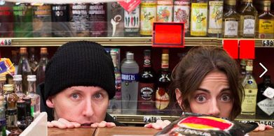 Edward Kiniry-Ostro and Rachel Germaine in Hold Up Heart