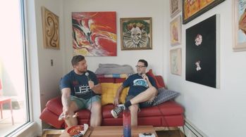 Joe DeRosa and Chris DiStefano in Taste Buds (2020)