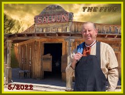 John Radspinner as the Barkeep in THE FIVE.