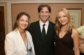 Jordana Spiro, Jamie Tarses, and Michael Wright at an event for My Boys (2006)