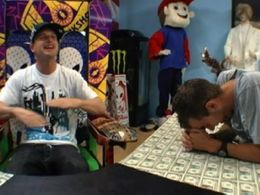 Rob Dyrdek and Chris Pfaff in Rob Dyrdek's Fantasy Factory (2009)