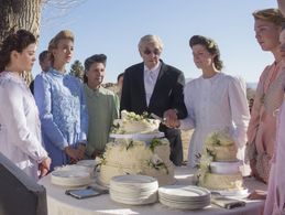 Martin Landau, Joey King, Sabina Gadecki, Jeni Reed, Barbie Robertson, and Christie Geter in Outlaw Prophet: Warren Jeff