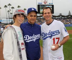 Bill Paxton, Joe Torre, and James Paxton