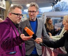 Co-Creators Chris Silber and Jörg Winger at the world premiere of their Disney+ / Hulu series 