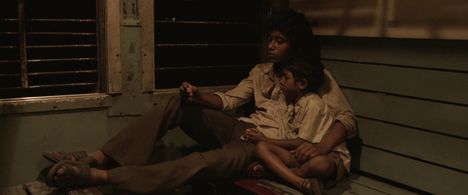 Sunny Pawar and Abhishek Bharate in Lion (2016)