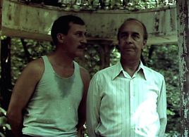 Yury Belyayev and Oleg Borisov in Sluga (1989)
