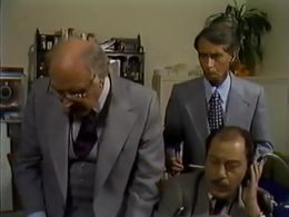 Parley Baer, Patrick Campbell, and Vito Scotti in Halloween with the New Addams Family (1977)