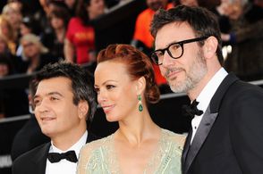 Bérénice Bejo, Michel Hazanavicius, and Thomas Langmann at an event for The 84th Annual Academy Awards (2012)