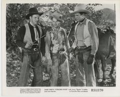 Buster Crabbe, John Patterson, and Syd Saylor in Forlorn River (1937)
