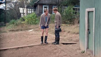 Igor Lyakh and Aleksandr Mikhaylov in Love and Doves (1985)