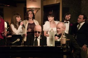 Bill Murray, Jason Schwartzman, Dimitri Dimitrov, Rashida Jones, Jenny Lewis, Maya Rudolph, and Paul Shaffer in A Very M