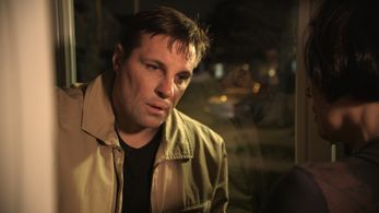 Christopher Stadulis and Satomi Hofmann in Burning Down (2015)