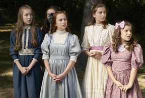 Amariah Faulkner, Zoe Fraser, Julia Lalonde, Ella Ballentine, and Aviv Cohen in L.M. Montgomery's Anne of Green Gables: 