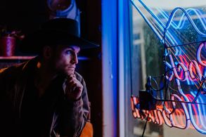 Chris Pereira on set of Abducted (2021)