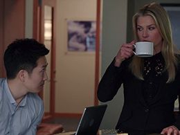 Ali Larter and Tim Jo in Pitch (2016)