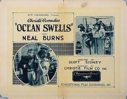 Neal Burns and Charlotte Merriam in Ocean Swells (1922)