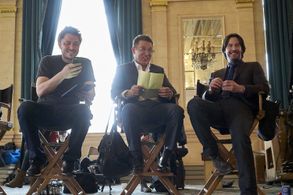 Keanu Reeves, Pasha D. Lychnikoff, and Matthew Ross in Siberia (2018)