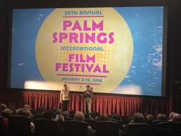 Writer/director Michael M. McGuire introduces Aquarians at the 2018 Palm Springs International Film Festival