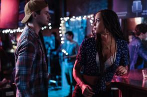 Madeleine Mantock and Camden Filtness in Charmed (2018)