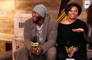 Aldis Hodge and Misha Green