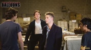 Michel Duran, J.S. Johnson, and Edward Foy in California Balloons (2010)