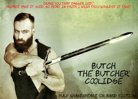 Christian Levatino as Butch in Pulp Shakespeare at The Asylum Theatre. Los Angeles, Ca.