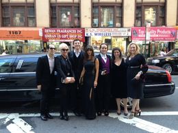 Amanda Elisach, Xaque Gruber, Justine Francesca Glenton, Charles Eliasch, Susan Johnston and guests at NYC premiere The 