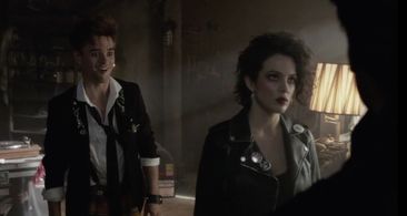 Aria DeMaris and Jack Gillett in DC's Legends of Tomorrow (2016)