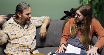 Interviewing Dan Harmon in 