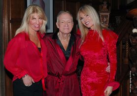 Hugh Hefner and Lillian Müller