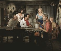 Elvis Presley, Jack Albertson, Pamela Austin, Yvonne Craig, Glenda Farrell, and Arthur O'Connell in Kissin' Cousins (196