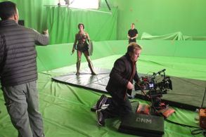 Joanna Bennett and Damon Caro 2nd Unit Director - Justice League