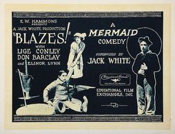Don Barclay, Lige Conley, and Elinor Lynn in Blazes (1922)