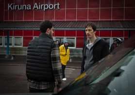 Jurij Drevensek, Rozbeh Ganjali, and Domagoj Mrkonjic in Agent Hamilton (2020)