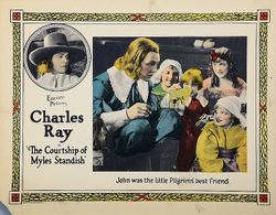 Enid Bennett and Charles Ray in The Courtship of Myles Standish (1923)