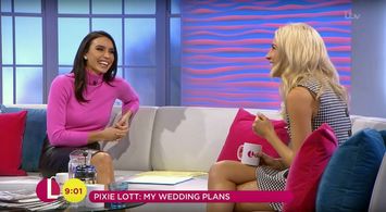 Christine Lampard and Pixie Lott in Lorraine (2001)