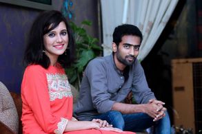 Sabila Nur and Borhan Khan at an event for European University of Bangladesh Documentary (2016)