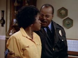 Reginald VelJohnson and Jo Marie Payton in Family Matters (1989)