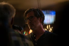 Director Adam Cooper on the set of SLEEPING DOGS